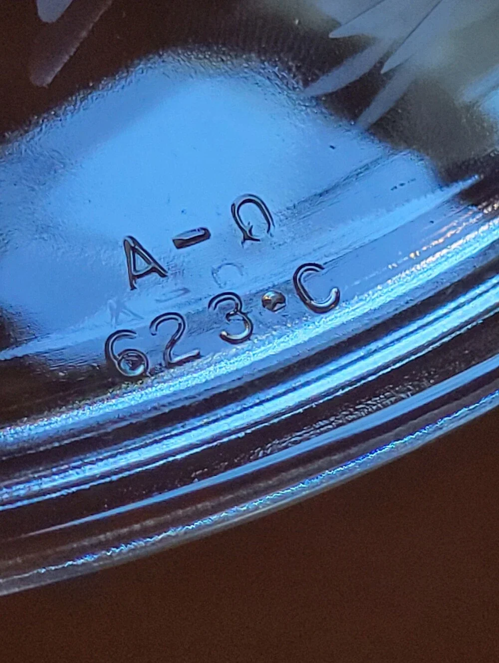 Pyrex clear glass
